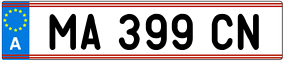 Truck License Plate